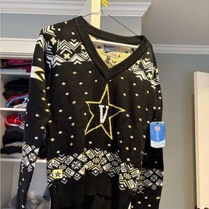 Black and Yellow Vanderbilt Christmas Sweater